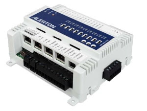 VXIO-965-HOA The Alerton® VisualLogic® Expansion Input/Output Modules (VXIO) are designed to expand the I/O capacity of Alerton® VisualLogic® IP Controllers (VIP). The VIP controller is a BACnet Advanced Application Controller (B-AAC) with a real-time clock, high resolution 16-bit universal inputs and outputs, and a 32-bit processor. The VIP-363-HOA model is designed to support up to eight VXIO modules providing the I/O expansion for applications such as central plant systems, air handling units, clean rooms, fume hoods, large terminal units, and similar control and process equipment.